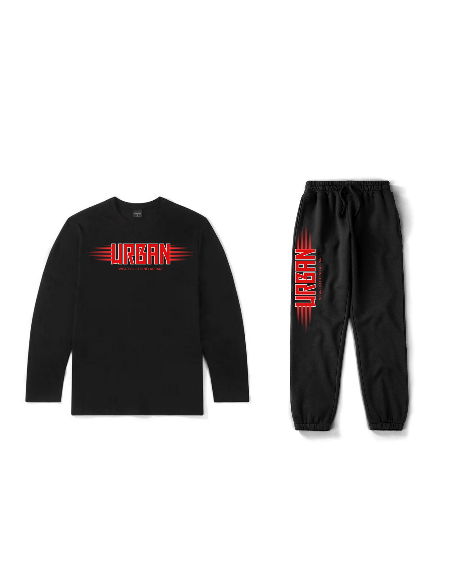 NEW! Plus Size Urban Wear Premium / Crewneck Jogger Set