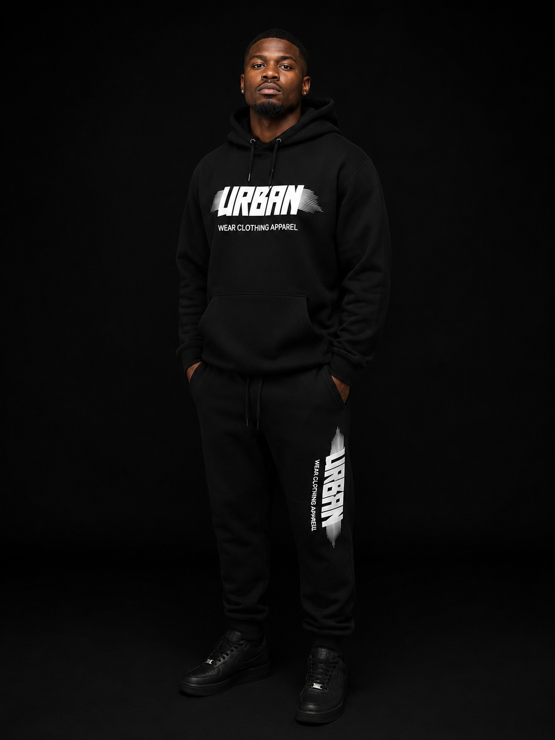 NEW! Urban Wear Clothing Apparel Unisex Fleece Jogger Set