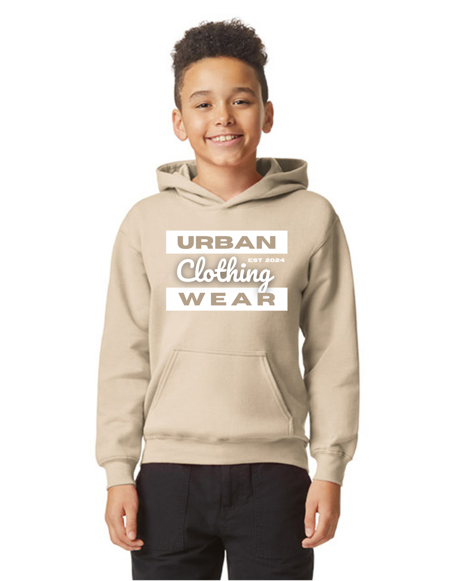 NEW! Urban Wear Youth Unisex Softstyle Fleece Hoodie