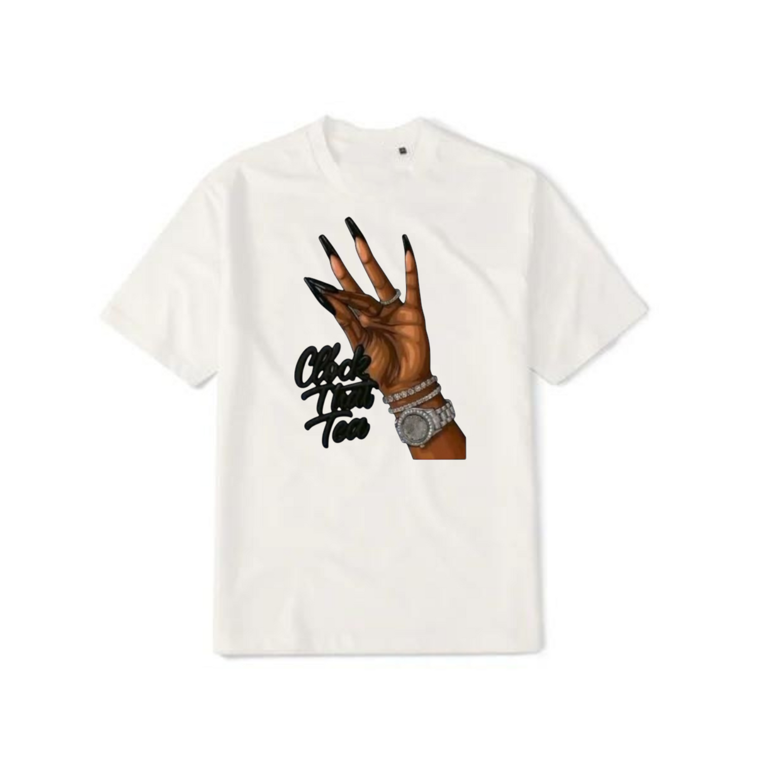 NEW! Women's Urban Wear [Clock That Tea] Dri Ease T Shirt
