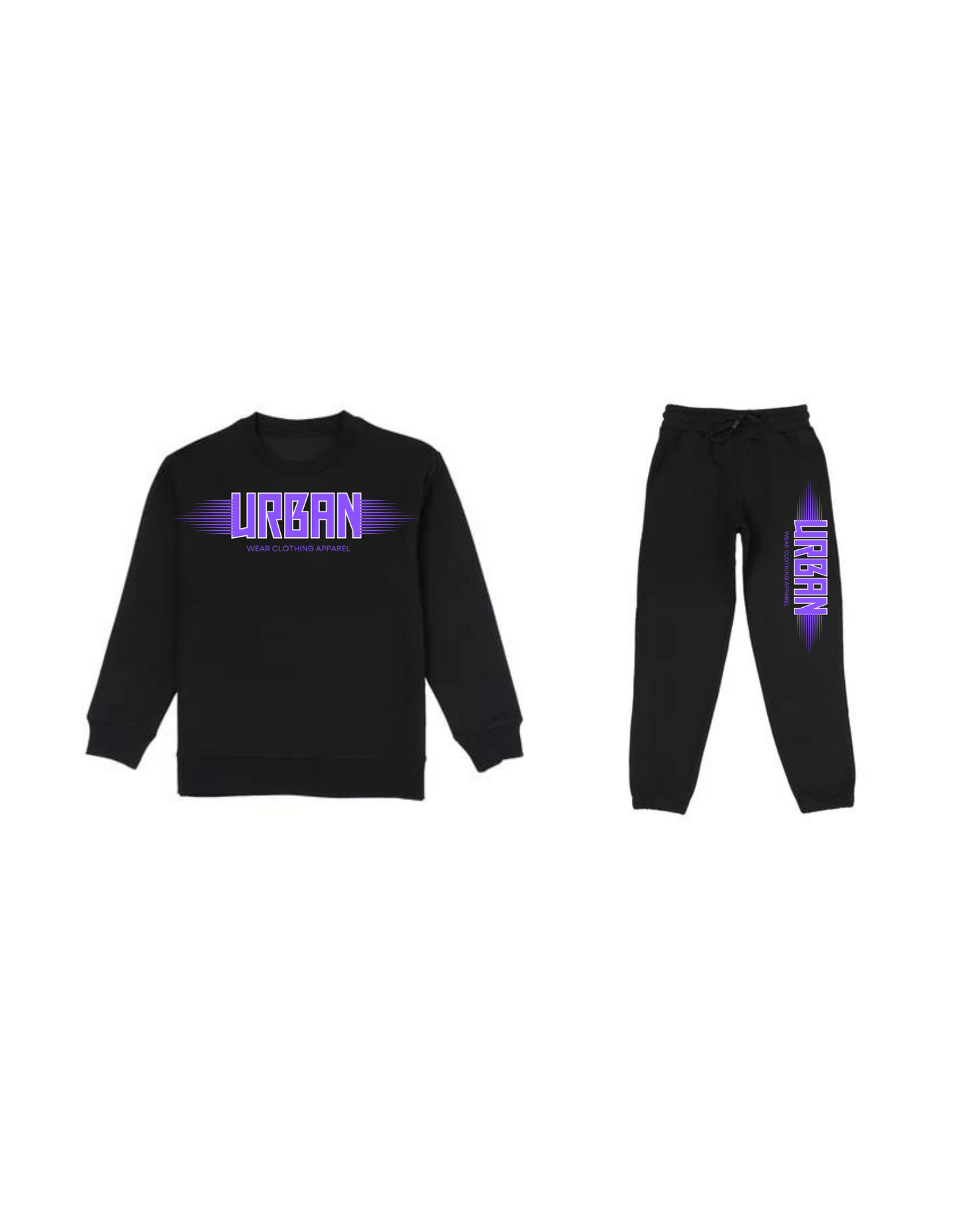 NEW! Urban Wear Kid's Crewneck Jogger Set