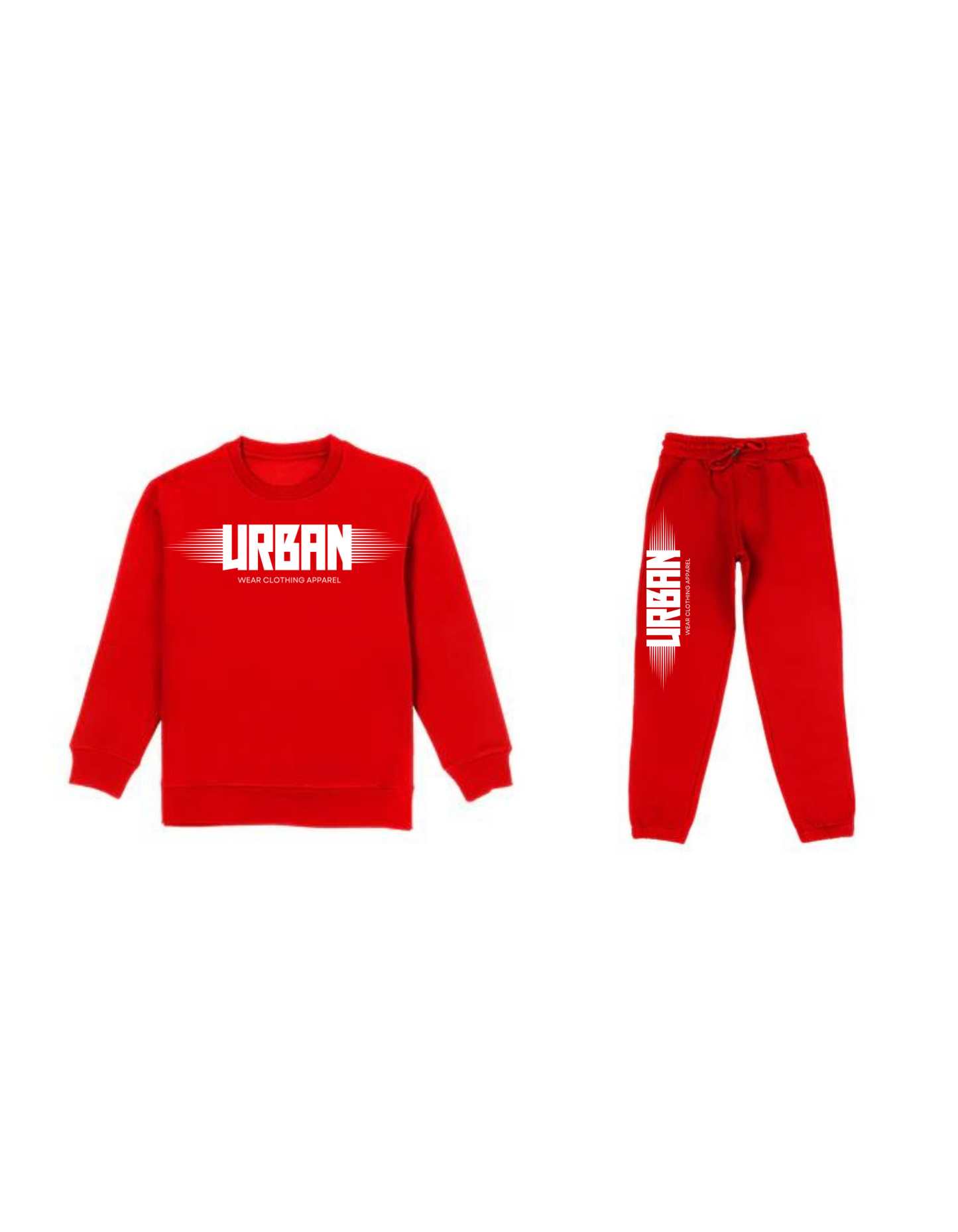 NEW! Urban Wear Kid's Crewneck Jogger Set