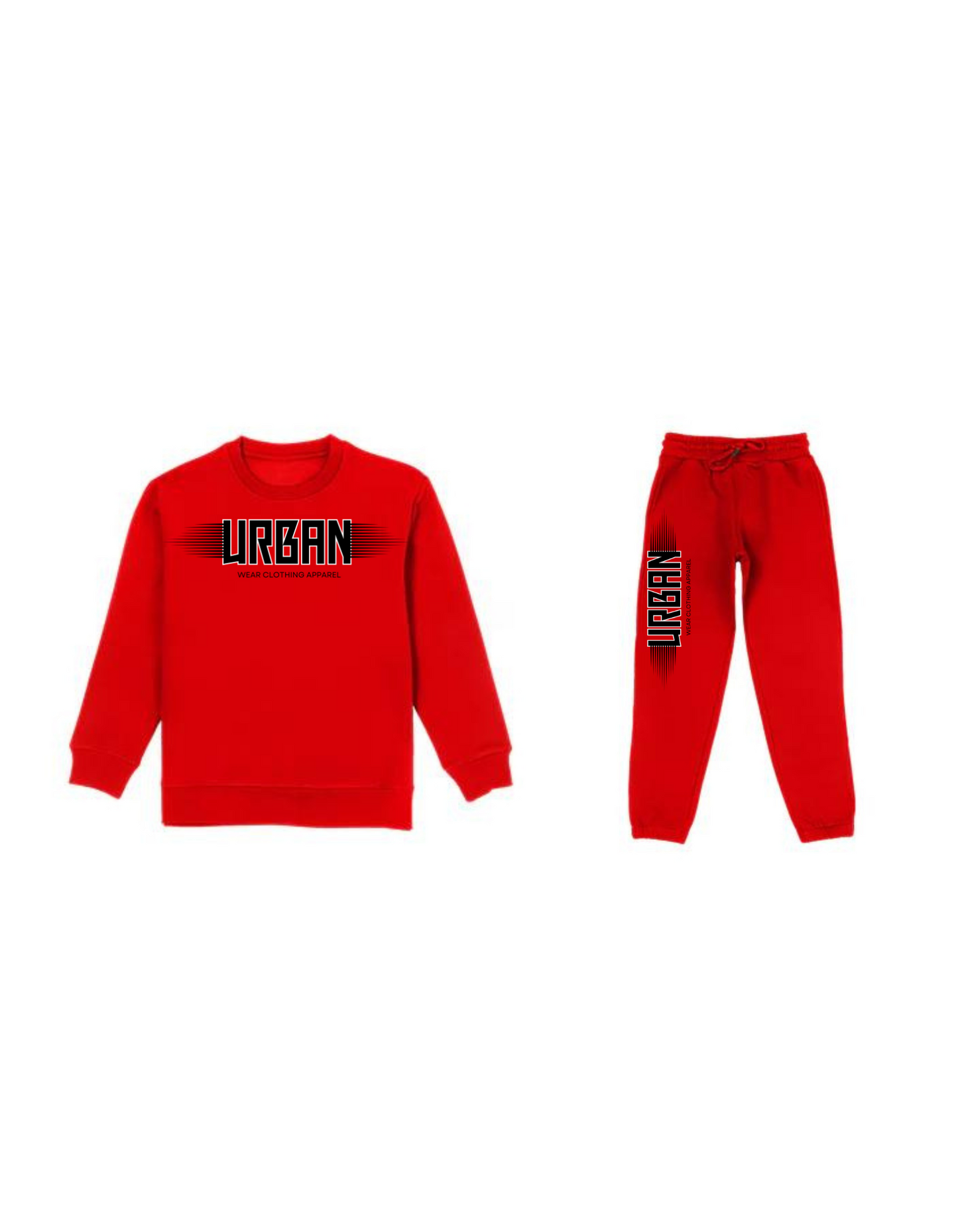 NEW! Urban Wear Kid's Crewneck Jogger Set