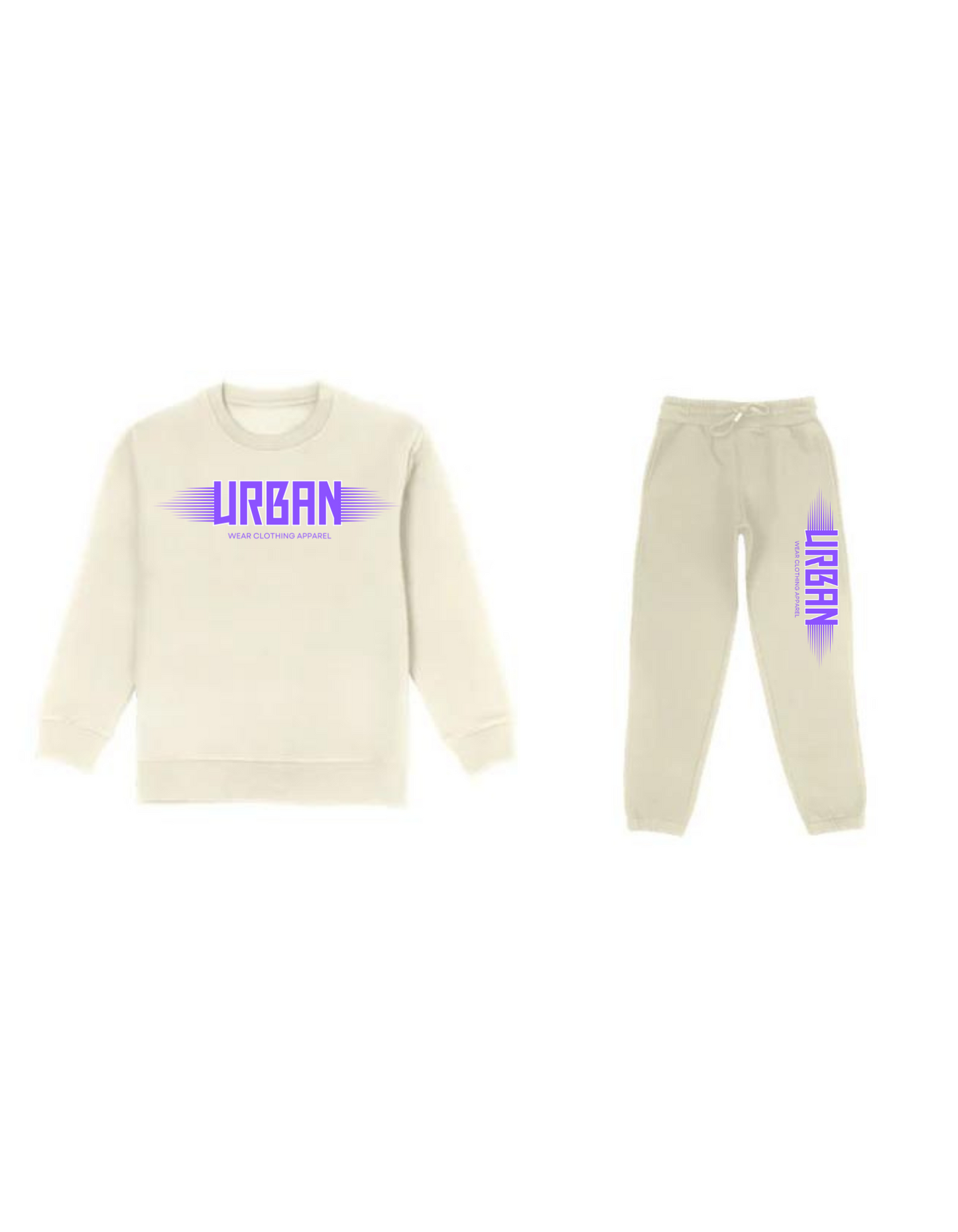 NEW! Urban Wear Kid's Crewneck Jogger Set