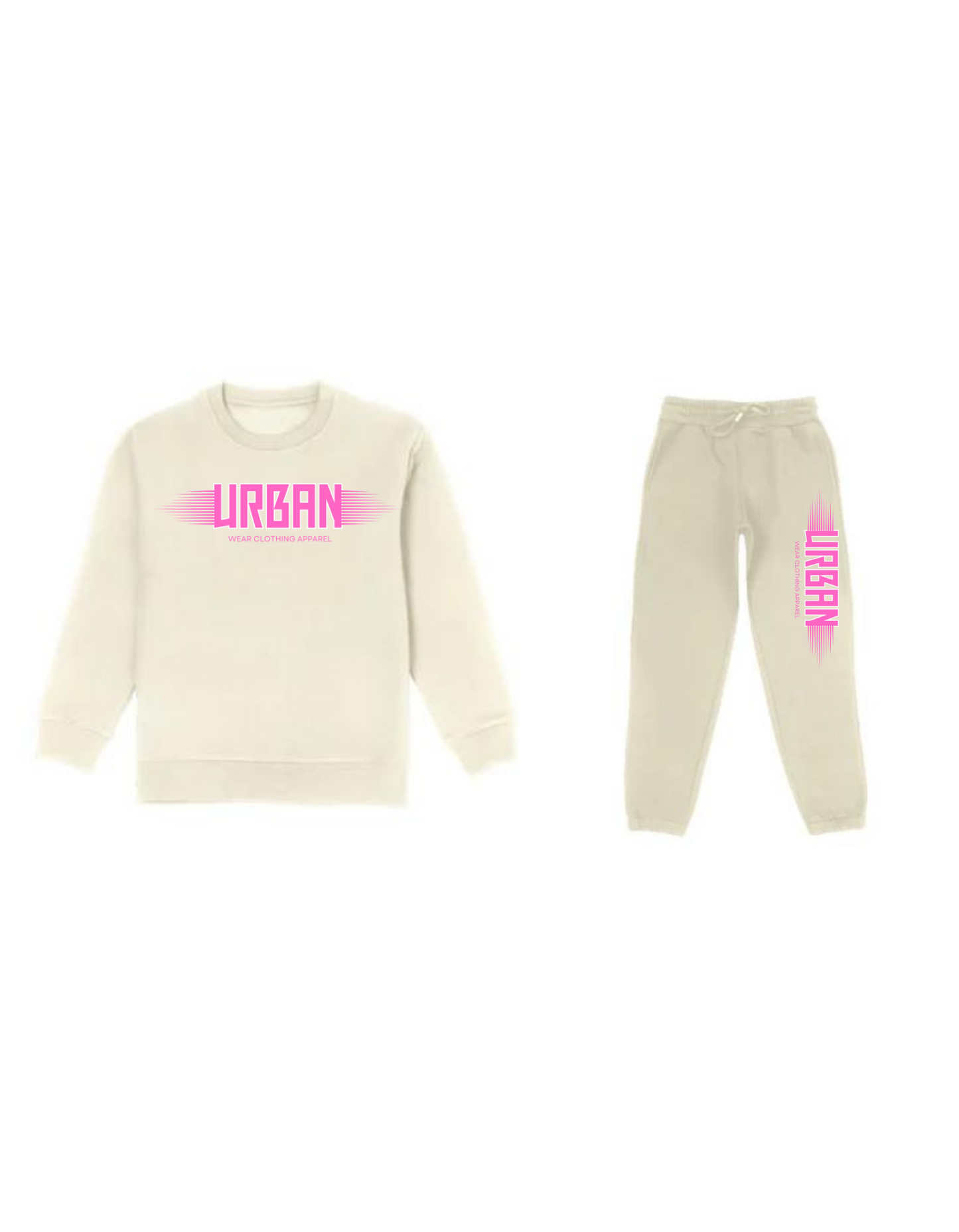 NEW! Urban Wear Kid's Crewneck Jogger Set