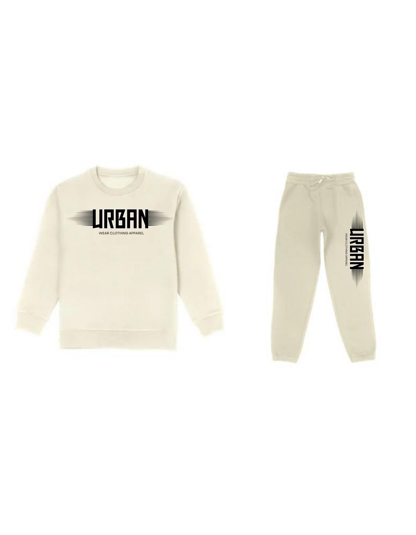 NEW! Urban Wear Kid's Crewneck Jogger Set