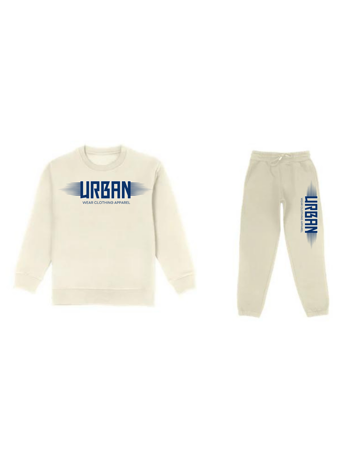 NEW! Urban Wear Kid's Crewneck Jogger Set