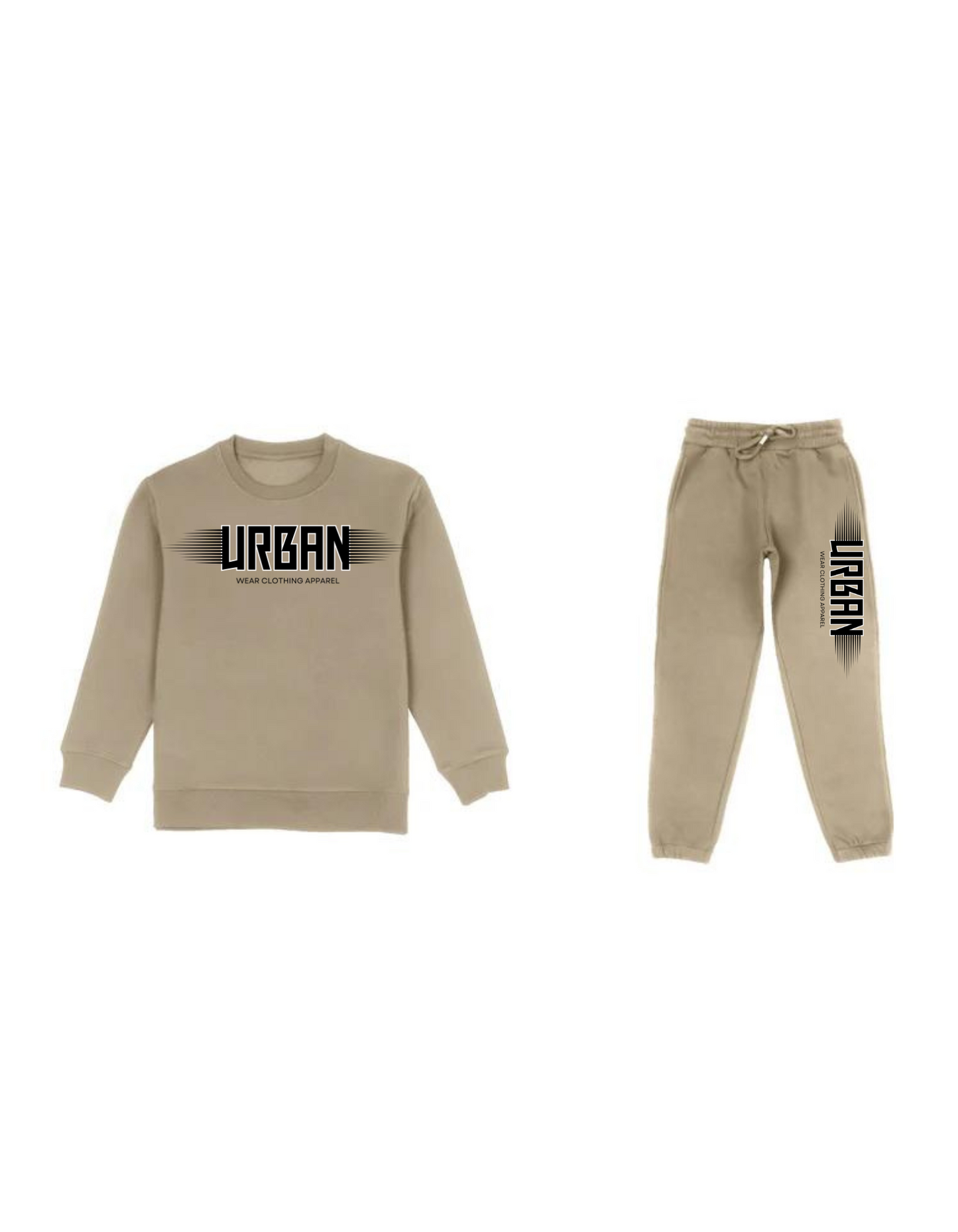 NEW! Urban Wear Kid's Crewneck Jogger Set