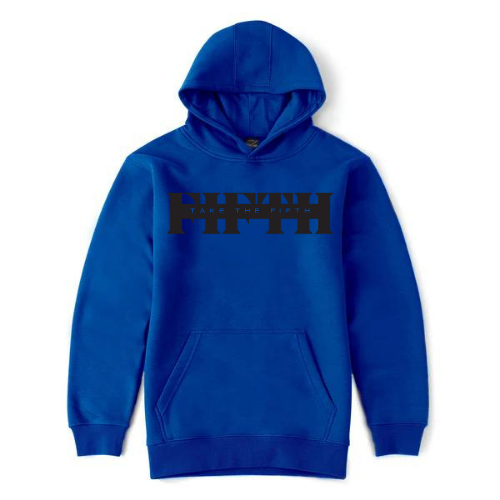 NEW! Urban Wear Unisex Take The Fifth Fleece Pullover Hoodie