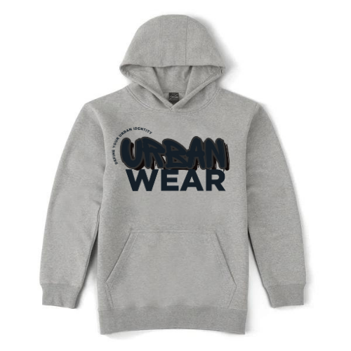 NEW! Urban Wear Clothing Apparel Unisex Fleece Pullover Hoodie