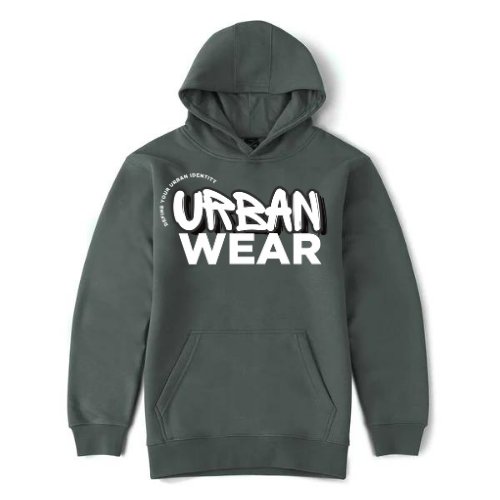 NEW! Urban Wear Clothing Apparel Unisex Fleece Pullover Hoodie