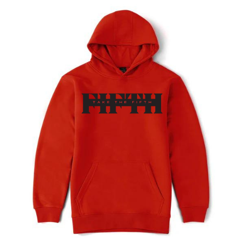 NEW! Urban Wear Unisex Take The Fifth Fleece Pullover Hoodie