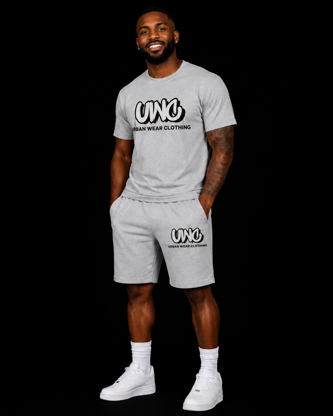 NEW! Urban Wear Unisex Mockneck Short Set