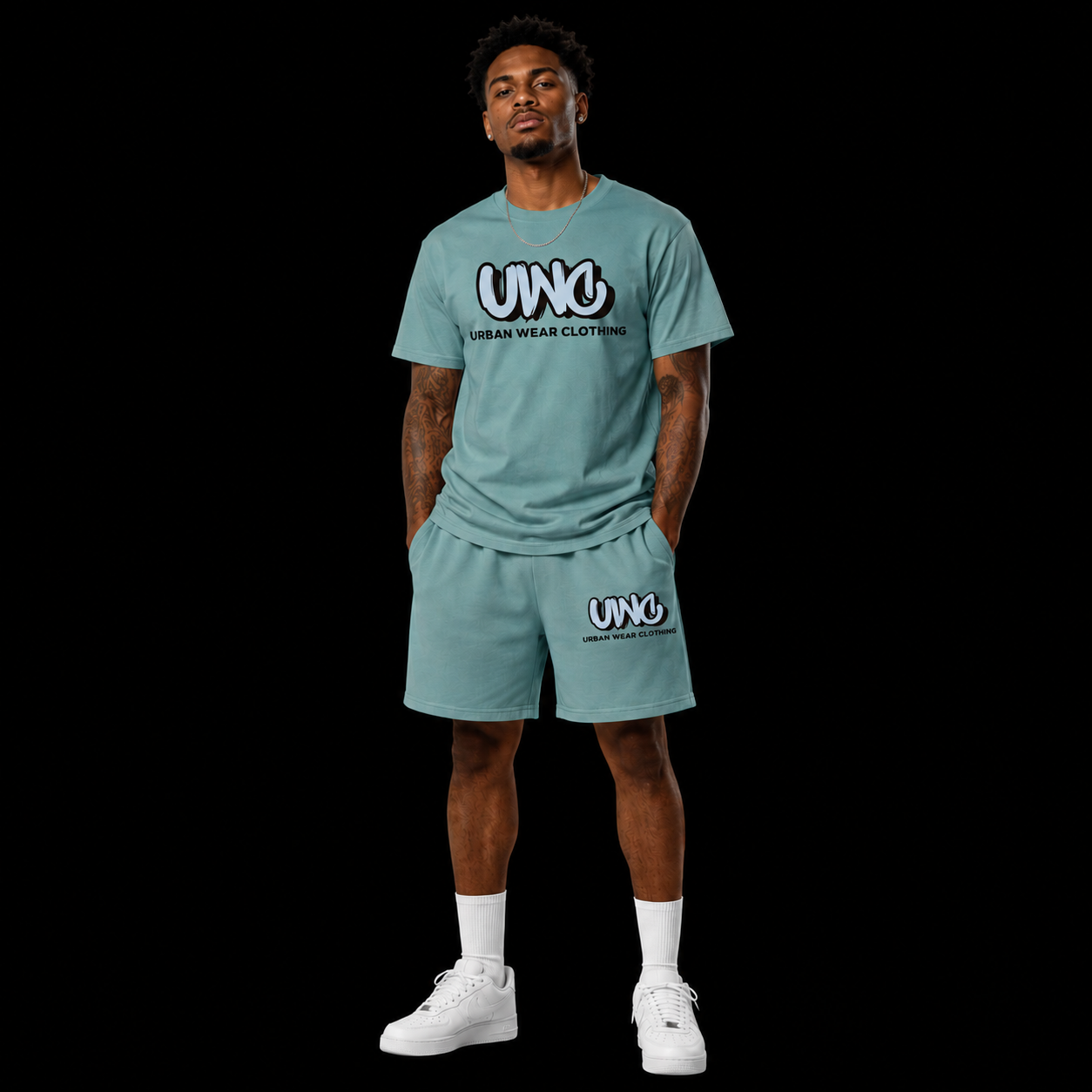 NEW! Urban Wear Unisex Mockneck Short Set