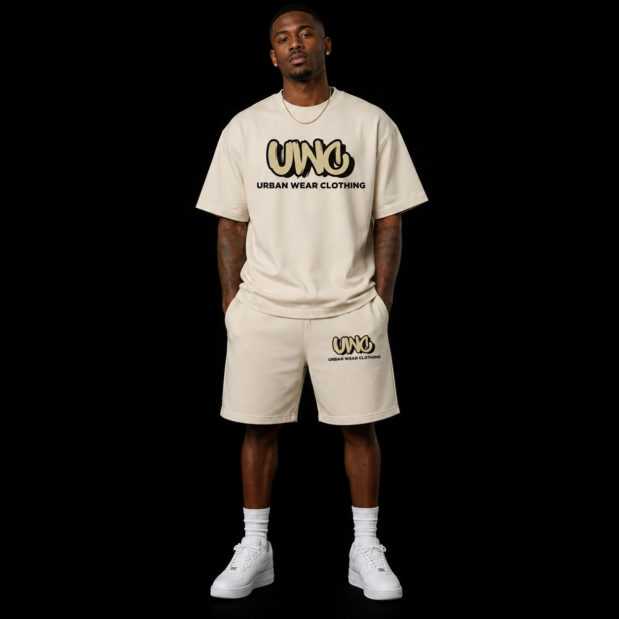 NEW! Urban Wear Unisex Mockneck Short Set