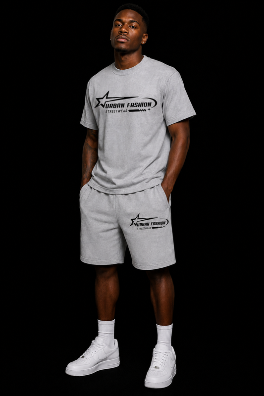 NEW! Urban Fashion Unisex Mockneck Short Set