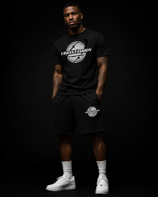 NEW! Urban Fashion Unisex Mockneck Short Set