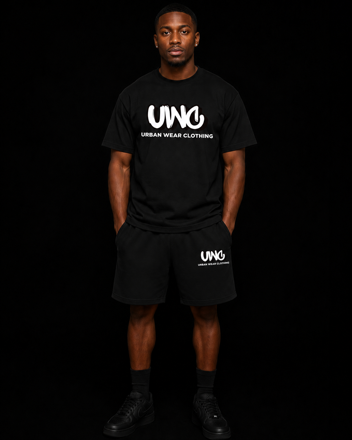 NEW! Urban Wear Unisex Mockneck Short Set