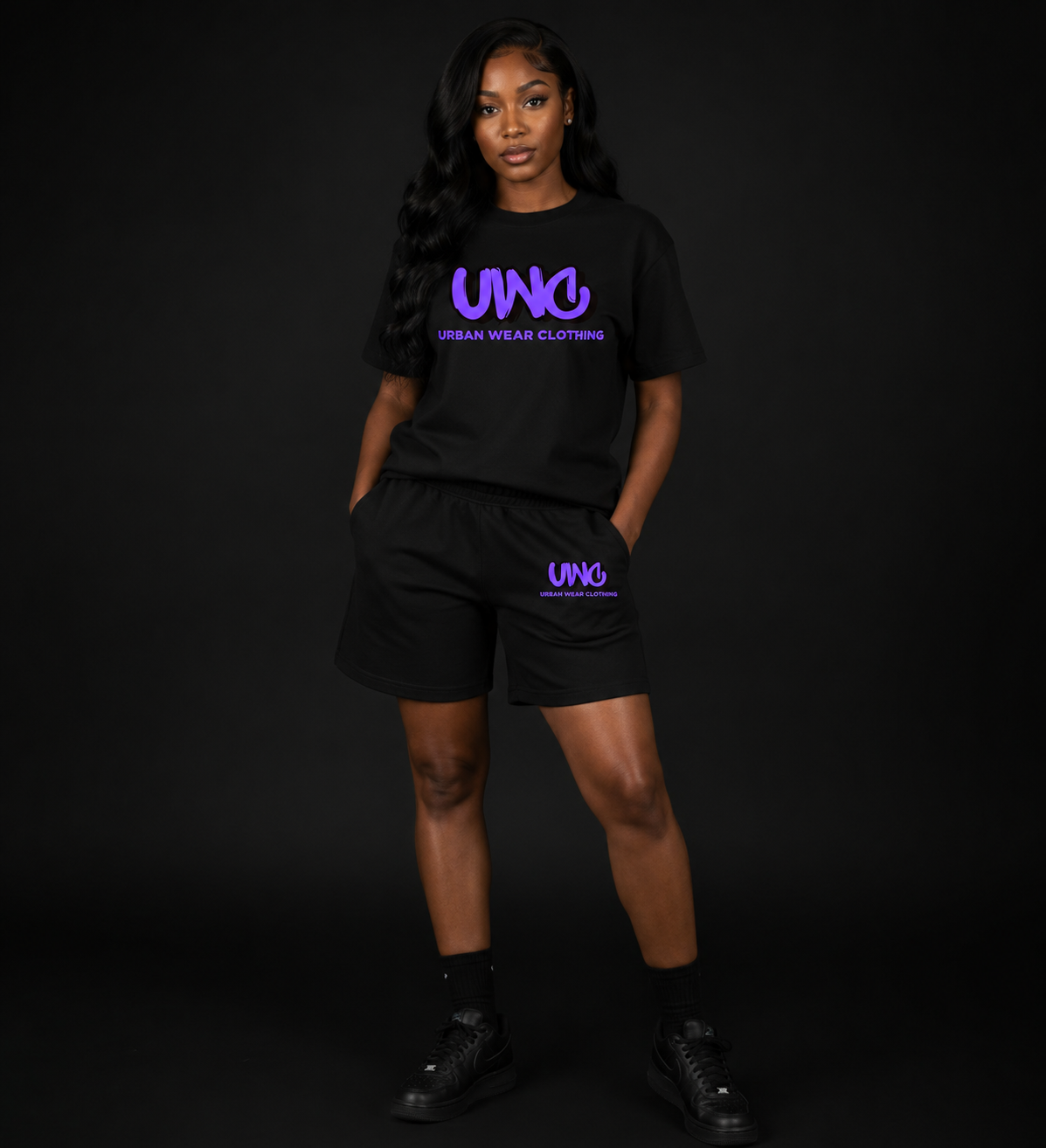 NEW! Urban Wear Unisex Mockneck Short Set