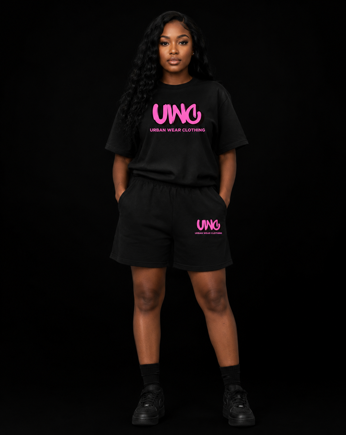 NEW! Urban Wear Unisex Mockneck Short Set