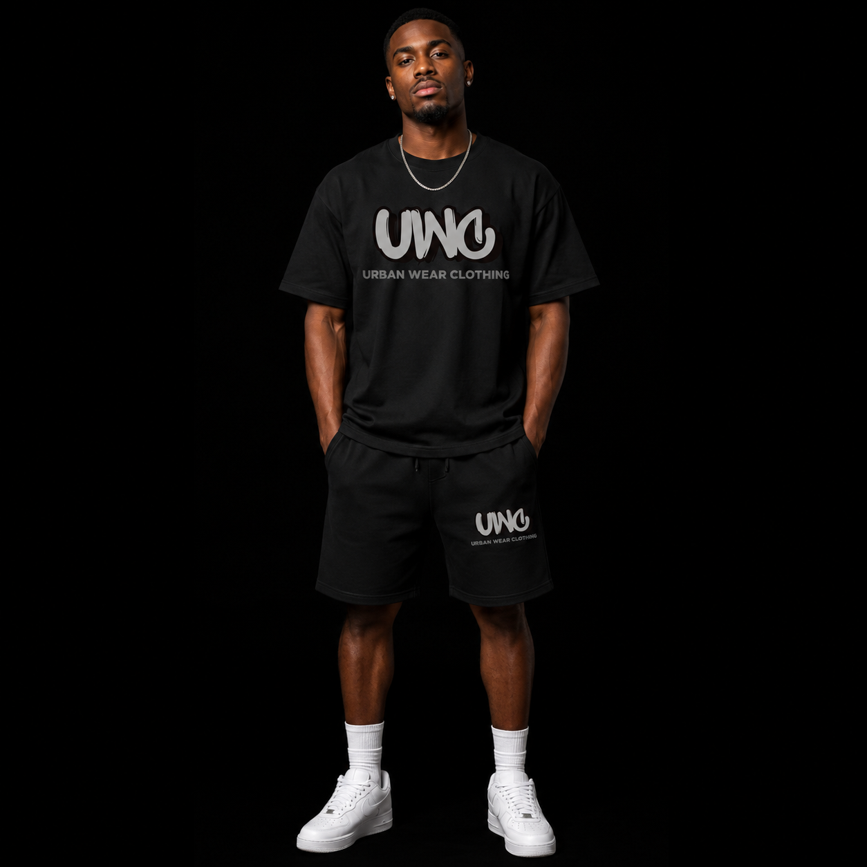 NEW! Urban Wear Unisex Mockneck Short Set