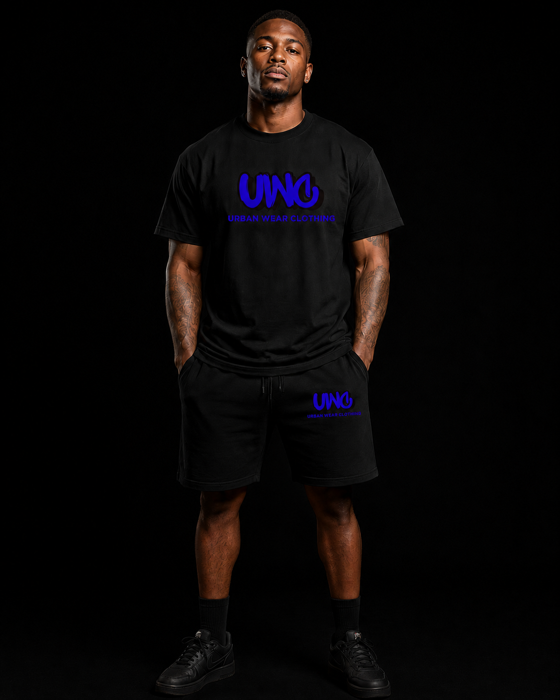 NEW! Urban Wear Unisex Mockneck Short Set