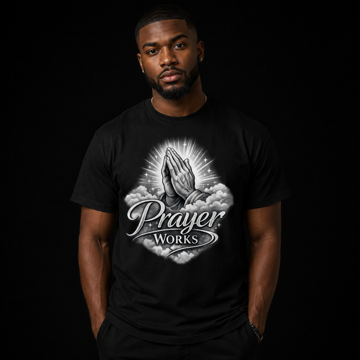 NEW! Urban Wear Unisex Heavy Cotton Prayer Works T Shirt