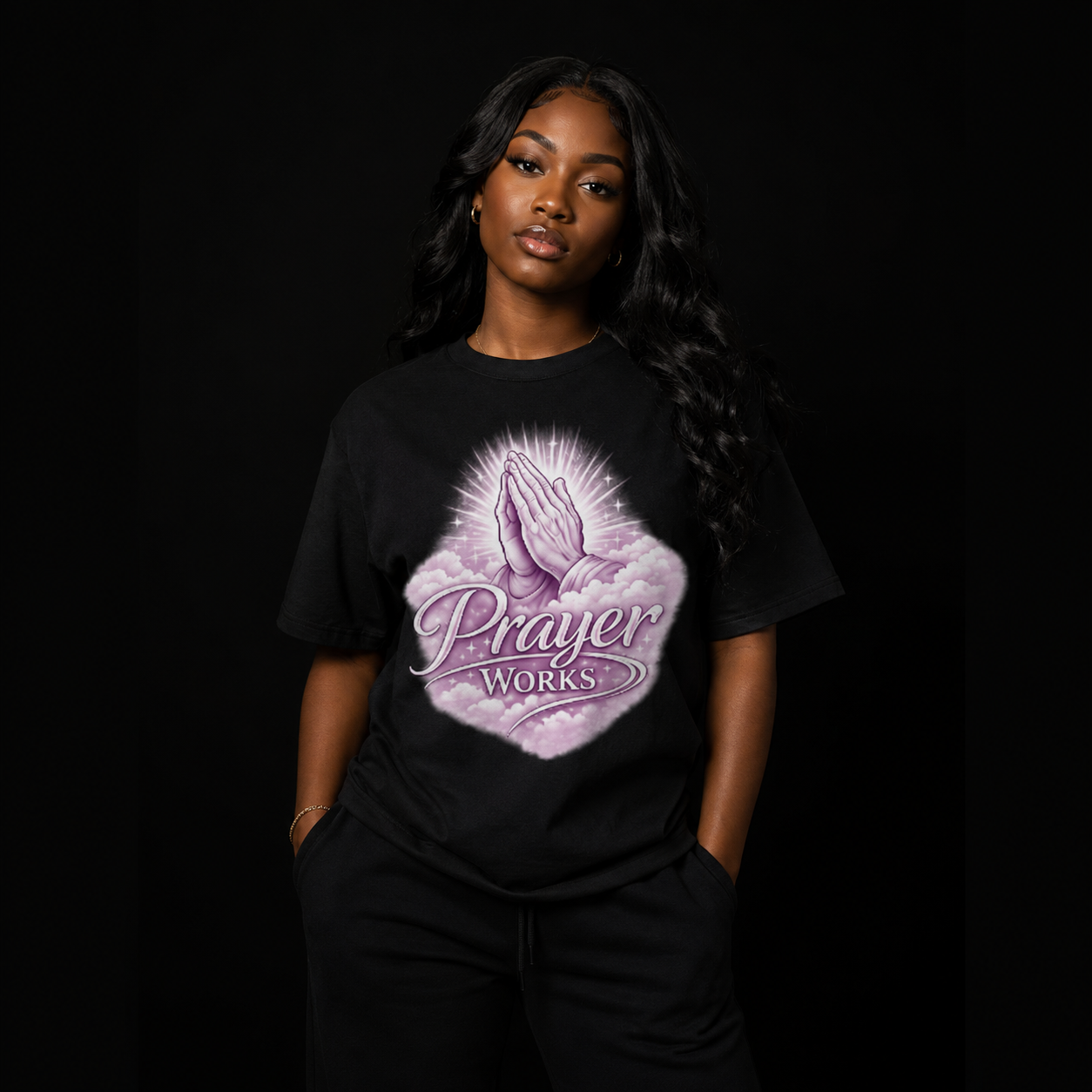 NEW! Urban Wear Unisex Heavy Cotton Prayer Works T Shirt