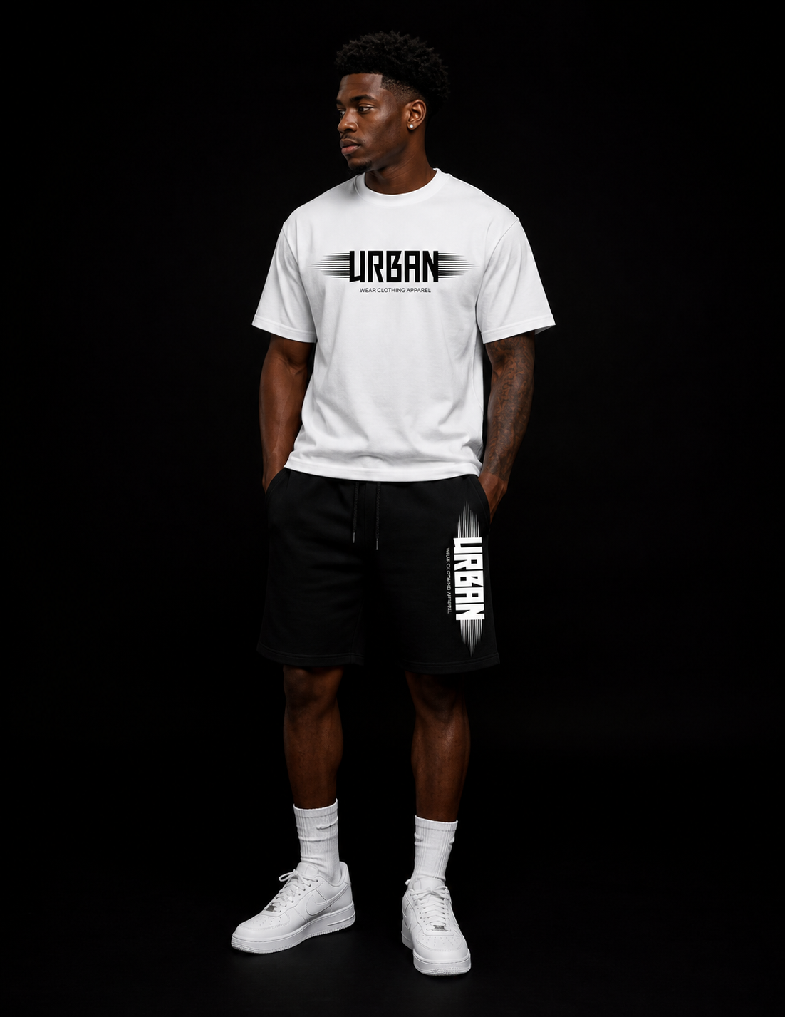 NEW! Urban Wear Clothing Apparel Luxury Short Set