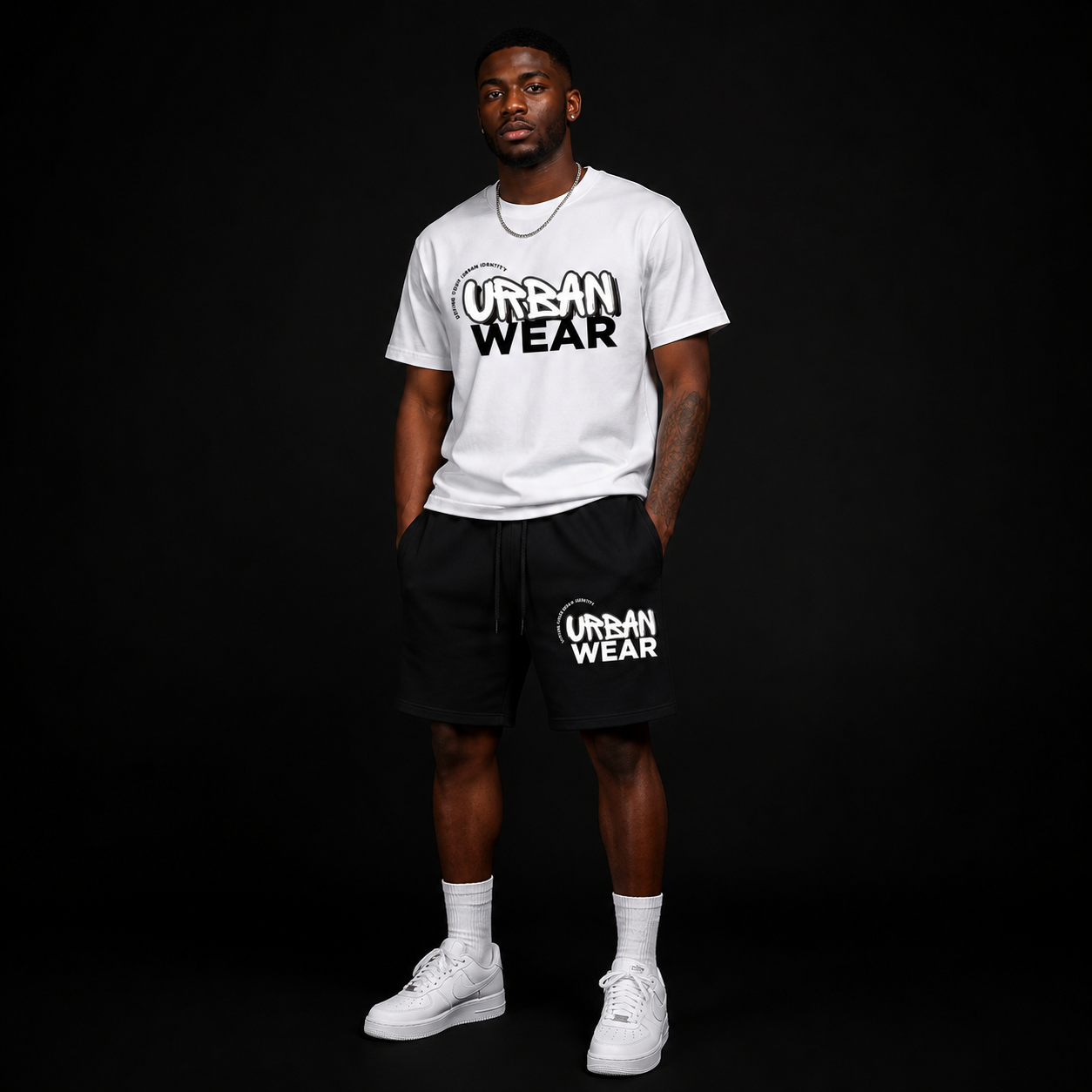 NEW! Urban Wear Clothing Luxury Short Set