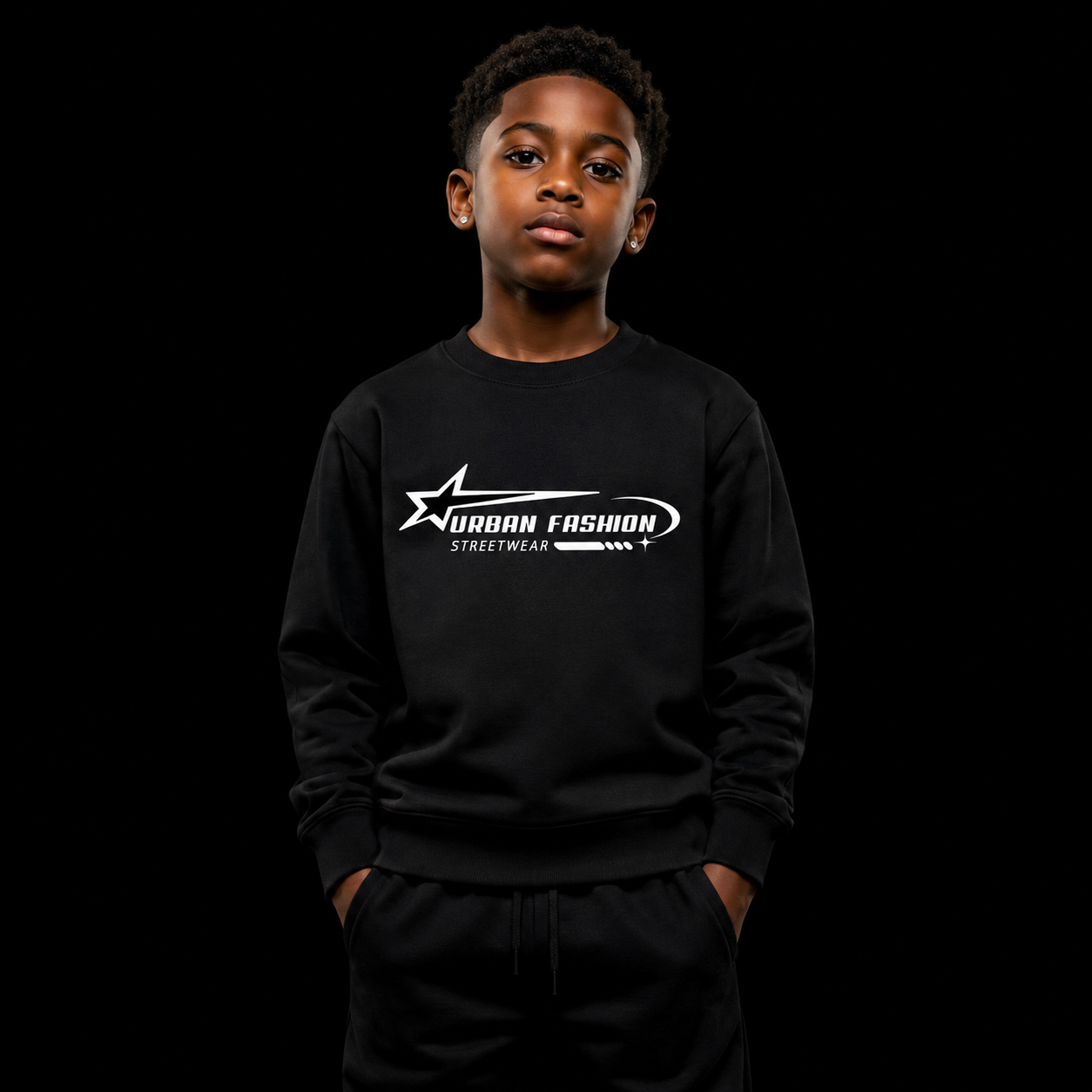 NEW! Kids Urban Fashion Premium Crewneck Sweater
