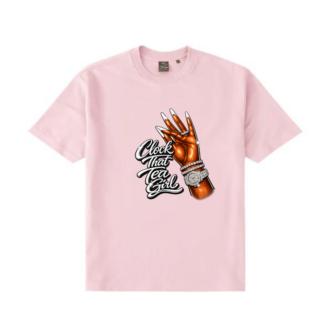 NEW! Women's Urban Wear [Clock That Tea] Dri Ease T Shirt