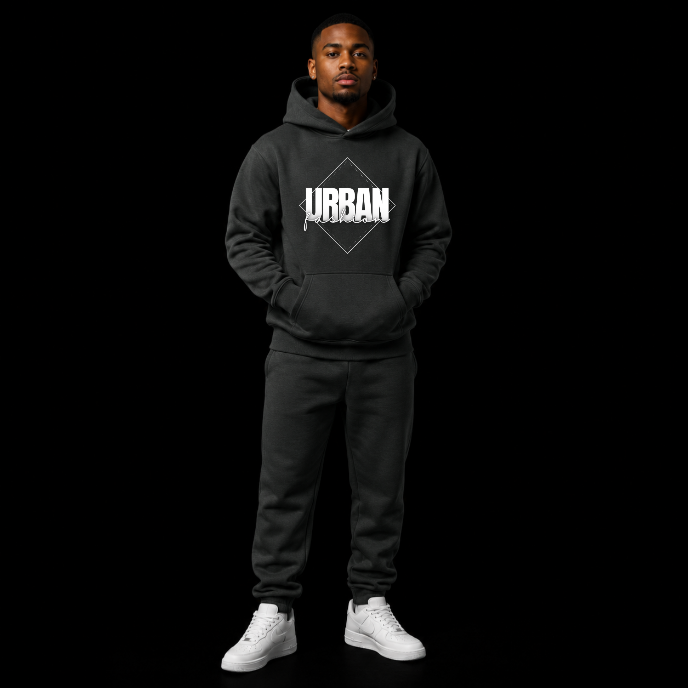 NEW! Urban Fashion Unisex Fleece Pullover Hoodie