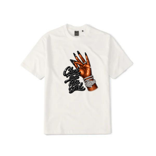 NEW! Women's Urban Wear [Clock That Tea] Dri Ease T Shirt