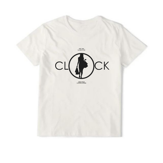 NEW! Women's Urban Wear [Clock It] Mid Weight T Shirts