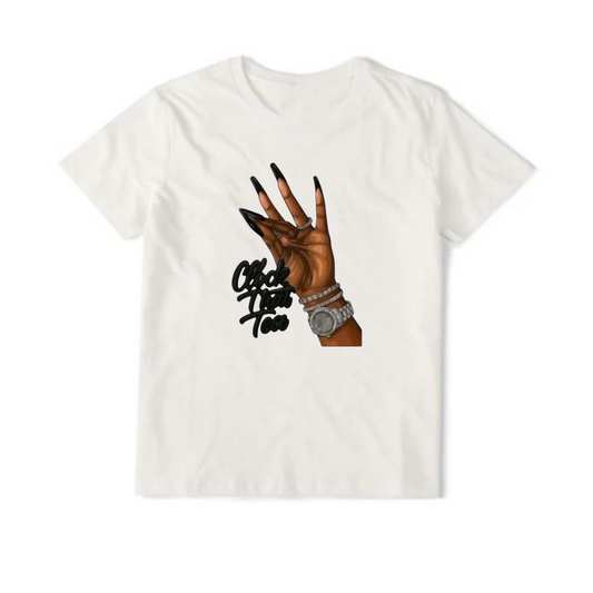 NEW! Women's Urban Wear [Clock That Tea] Mid Weight T Shirt