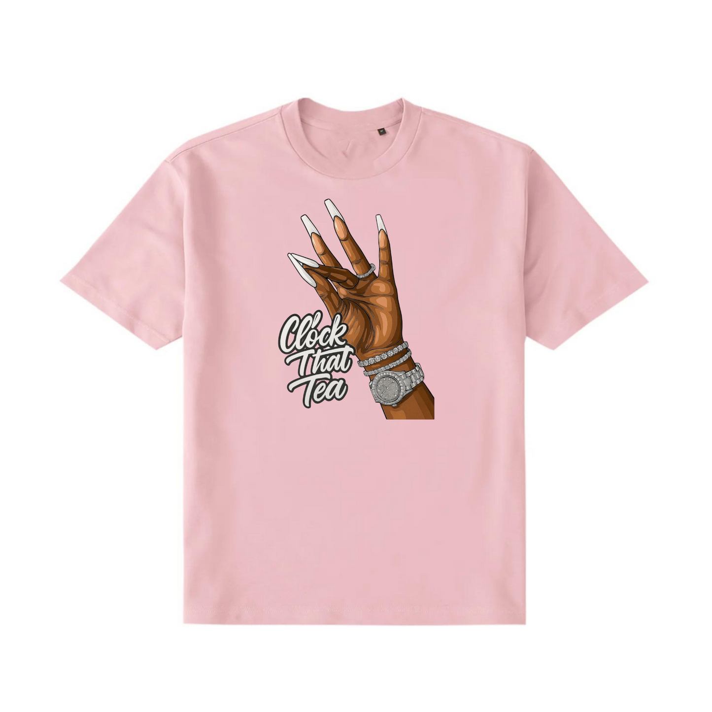 NEW! Women's Urban Wear [Clock That Tea] Dri Ease T Shirt