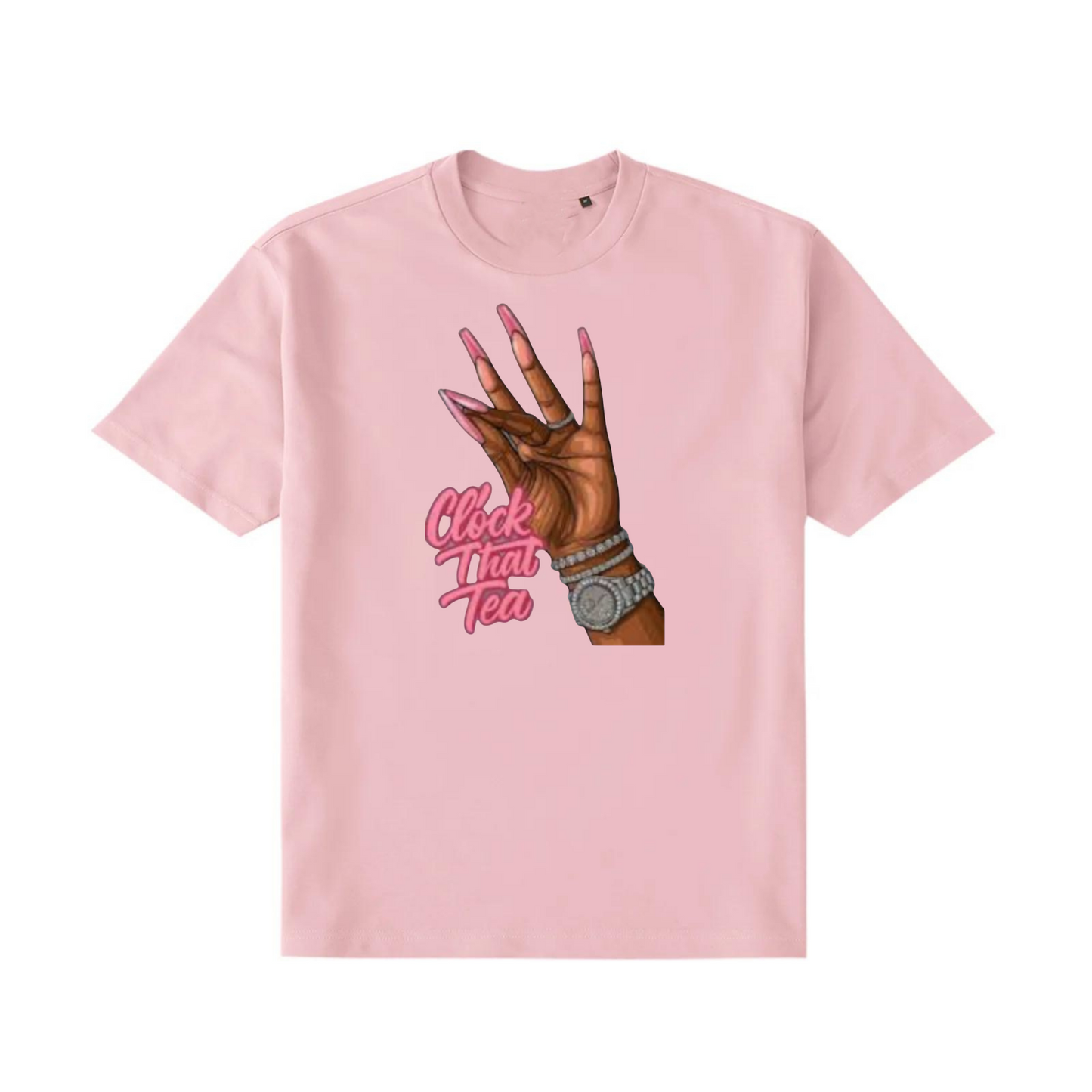 NEW! Women's Urban Wear [Clock That Tea] Dri Ease T Shirt