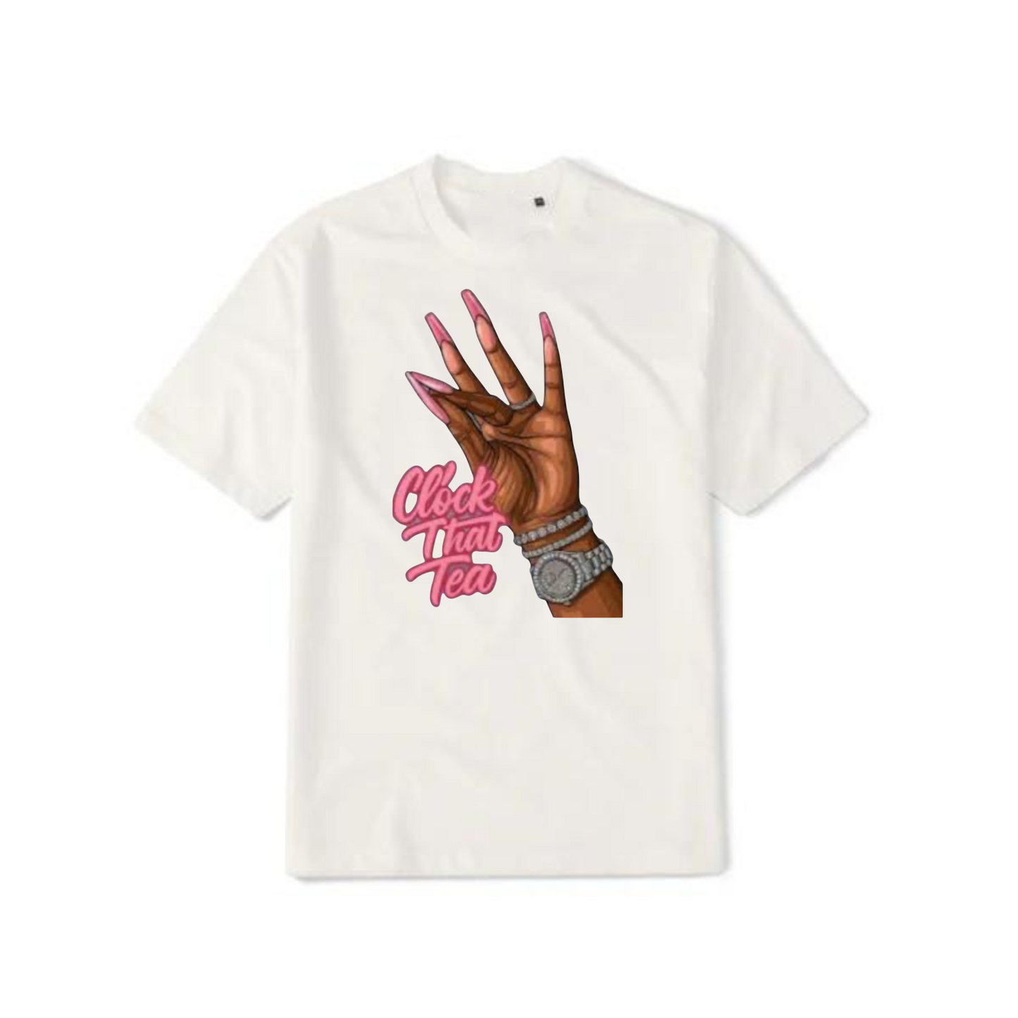 NEW! Women's Urban Wear [Clock That Tea] Dri Ease T Shirt