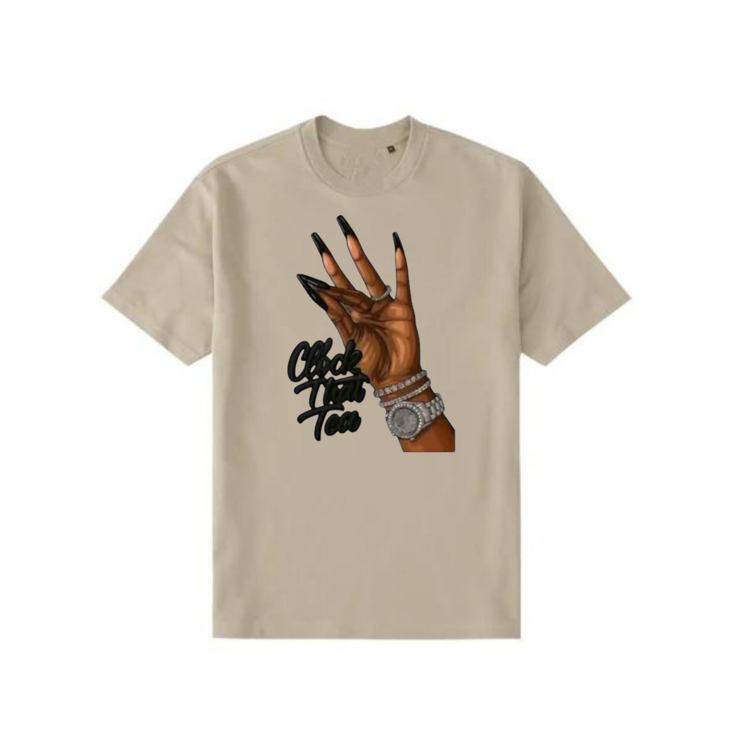 NEW! Women's Urban Wear [Clock That Tea] Dri Ease T Shirt