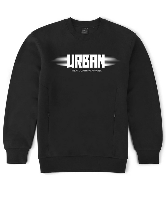 NEW! BOLD URBAN WEAR CLOTHING APPAREL - Unisex Crew Neck With Invisible Pocket Zip