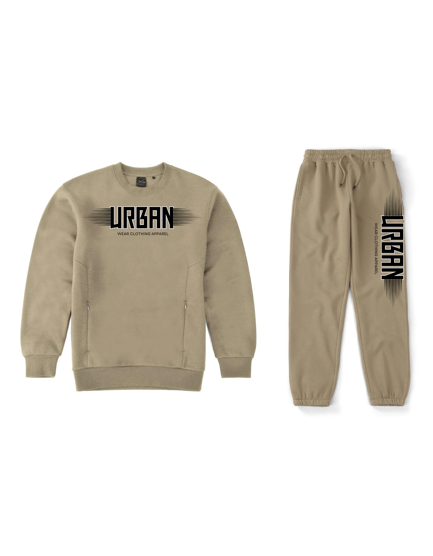 NEW! Urban Wear Premium Crewneck Unisex Jogger Set