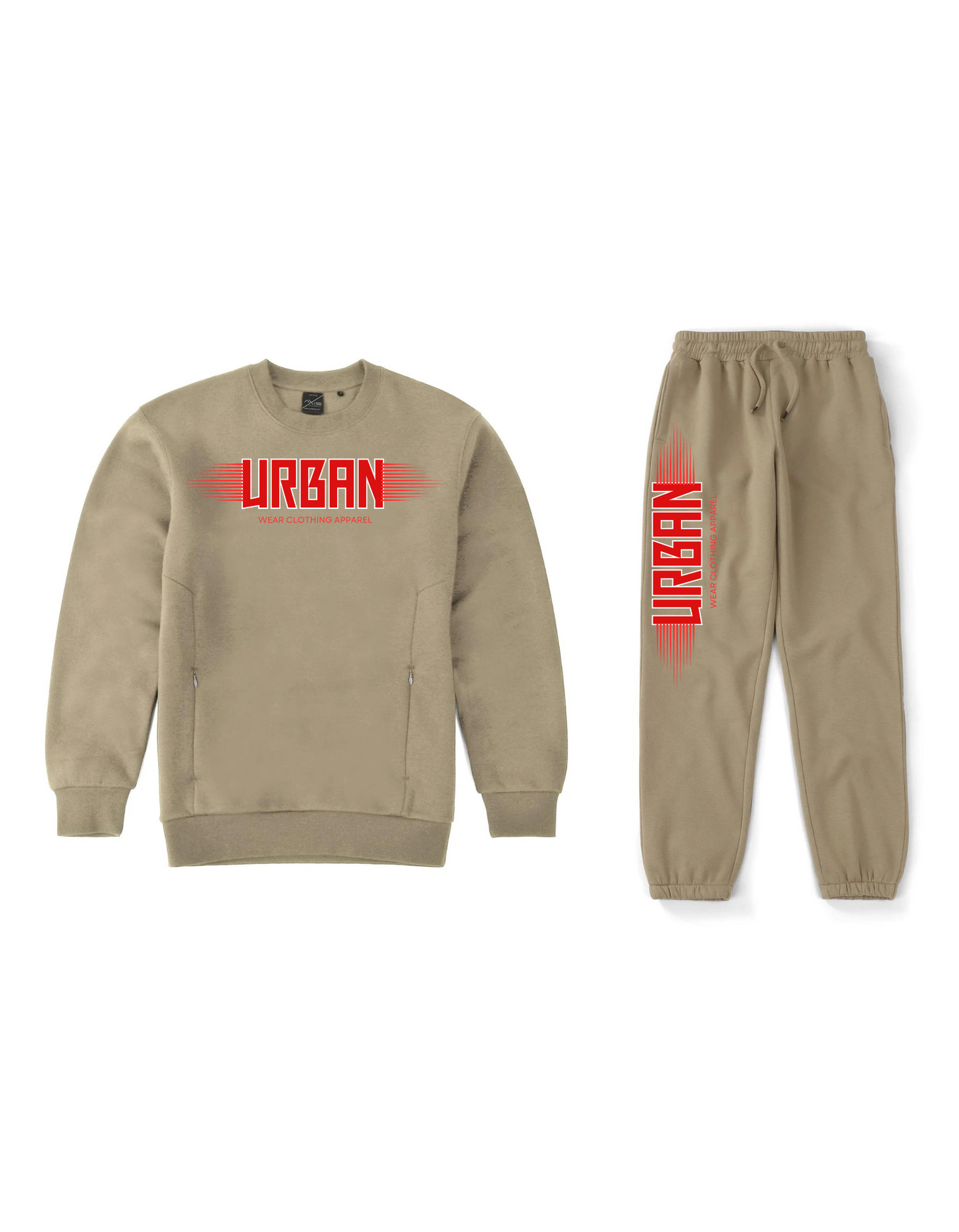 NEW! Urban Wear Premium Crewneck Unisex Jogger Set